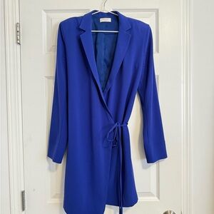 Babaton Blue Blazer Dress
